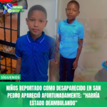 Encuentran sano y salvo a niño desaparecido en San Pedro de Macorís