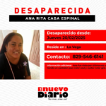 Mujer con condición mental es reportada como desparecida en Arenoso, La Vega